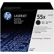 HP TONER  55X CE255XD NEGRO 2-PACK